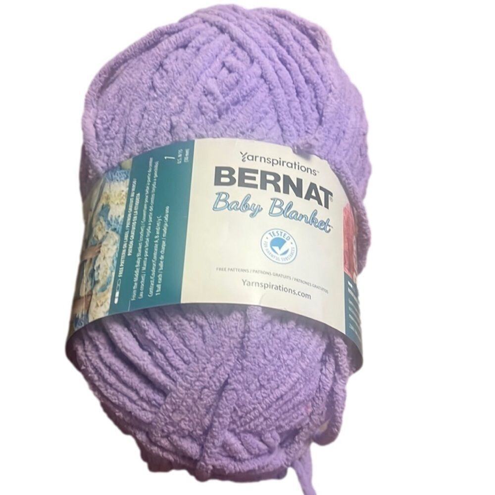 BERNAT NWT BABY BLANKET YARN LILAC